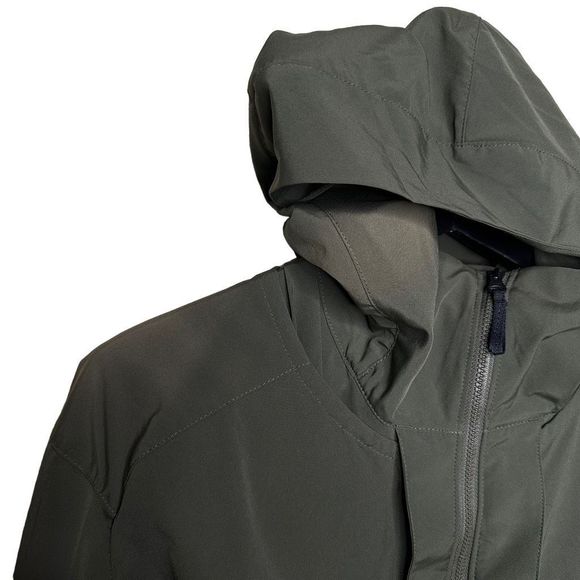 SUGOI Versa II Jacket Mens L Olive Green Convertible Vest Hooded Cycling - Picture 8 of 8